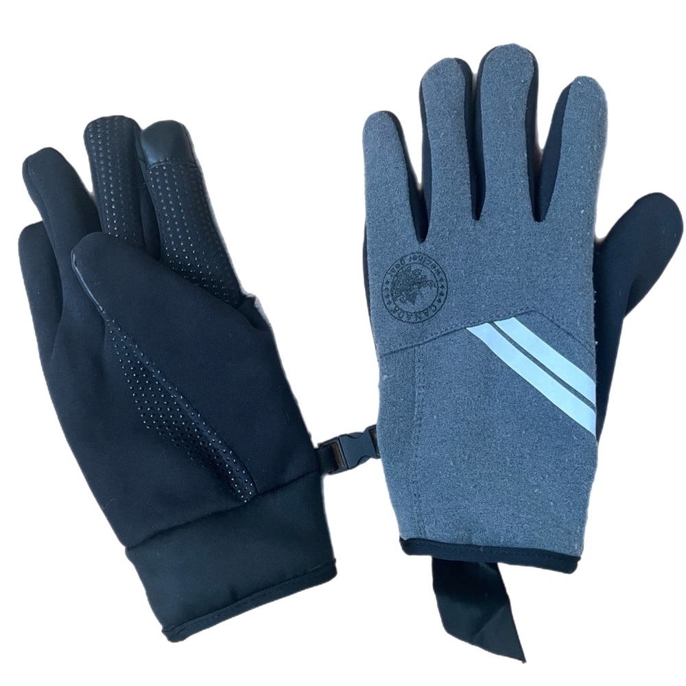 Faux fur lined gloves